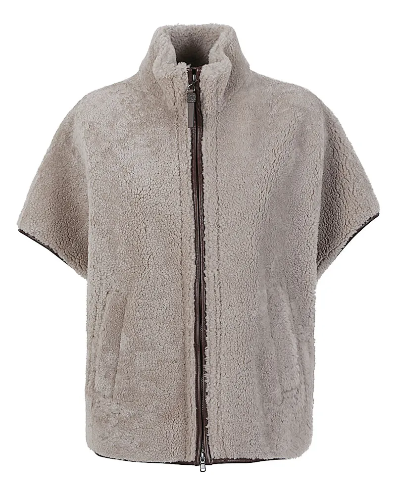 Brunello Cucinelli Reißverschluss Brown