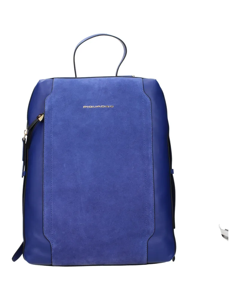 Piquadro Rucksäcke und Damentaschen aus blauem Leder -