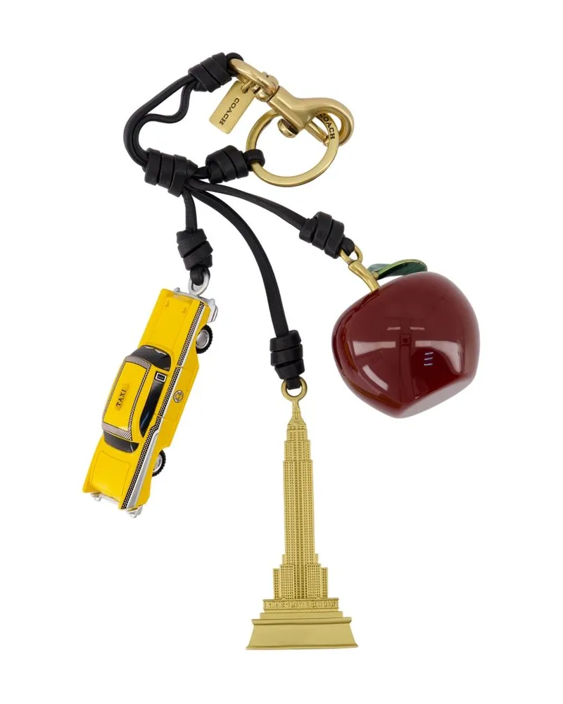 Coach Keyring kleiner New Yorker Cluster -Trainer Acetate Multi Multicolor
