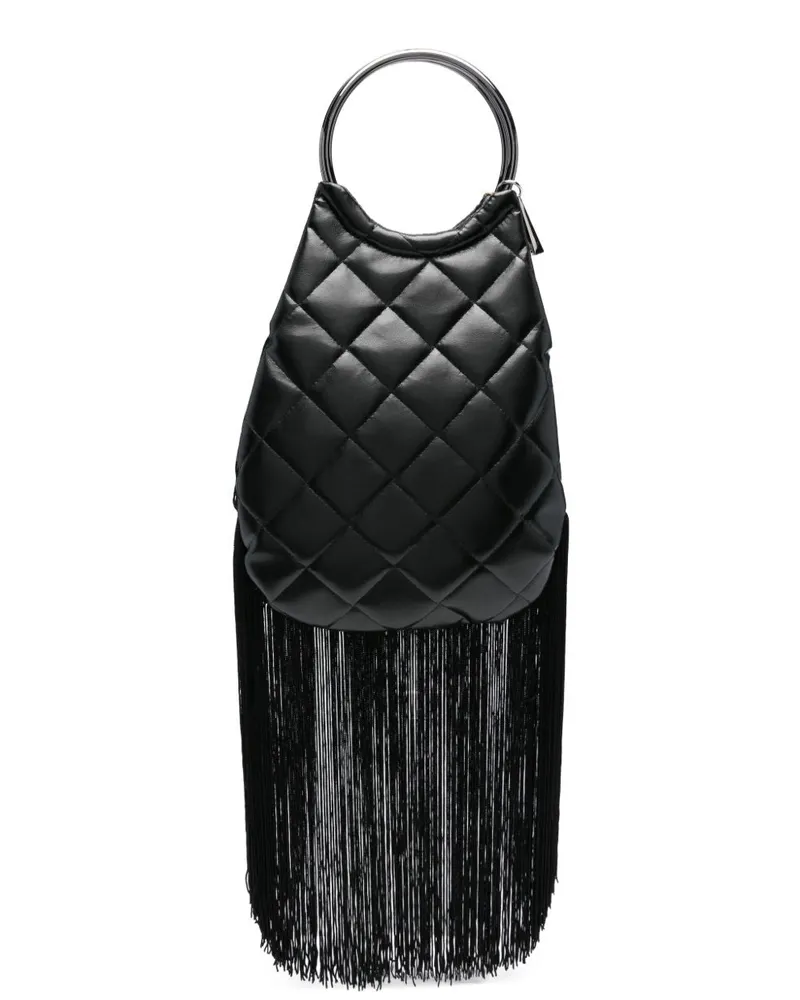 La Milanesa Marzia Fransen -Handtasche Black