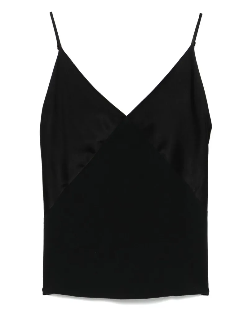 forte_forte Satin Top Black