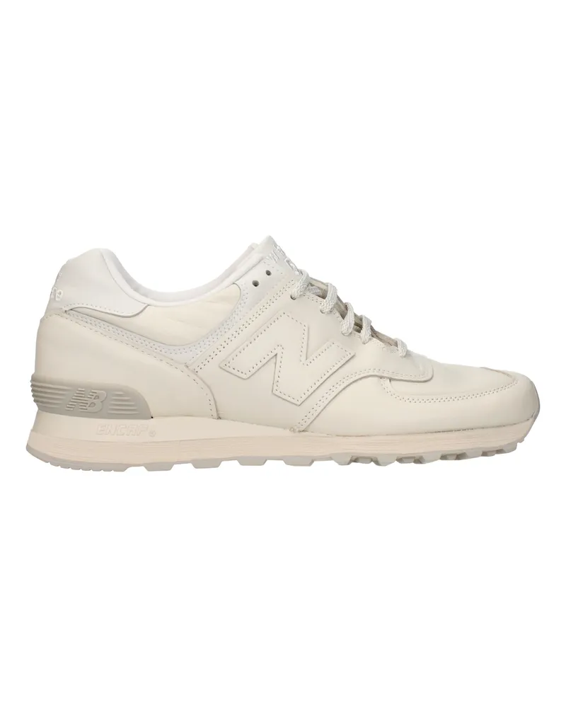 New Balance Sneakers 576 Herrens Leder weiß/schmutzig weiß -