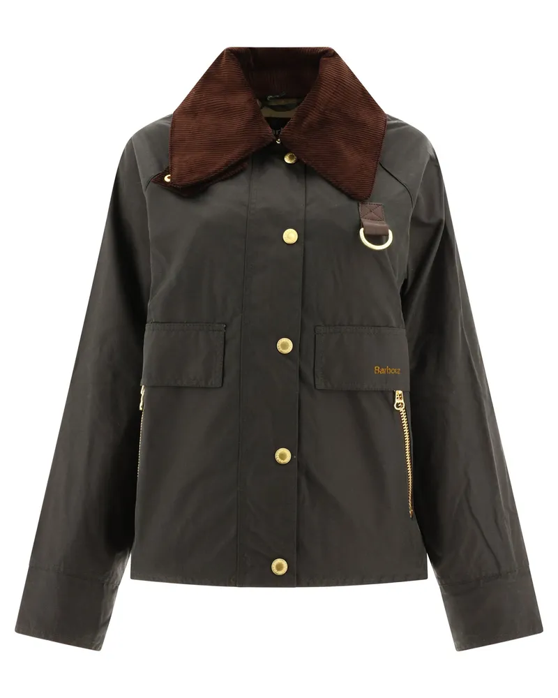 Barbour Catton Wax“ Jacke Green