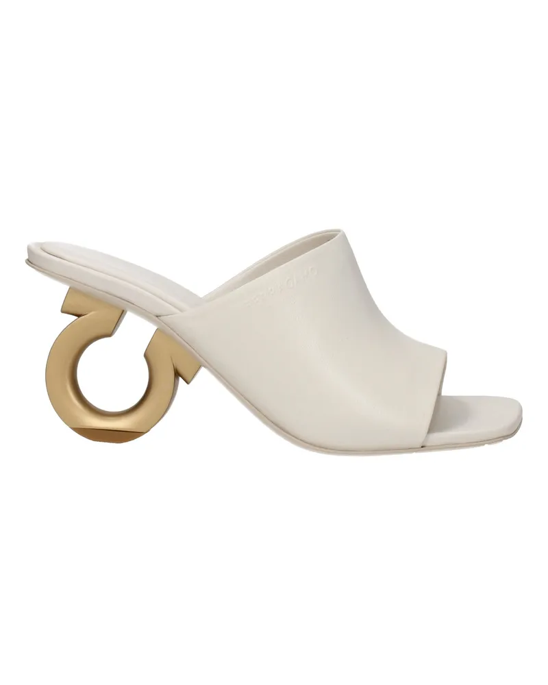 Ferragamo Sandalen Astro Frauen Leder beige/Mascarpone -
