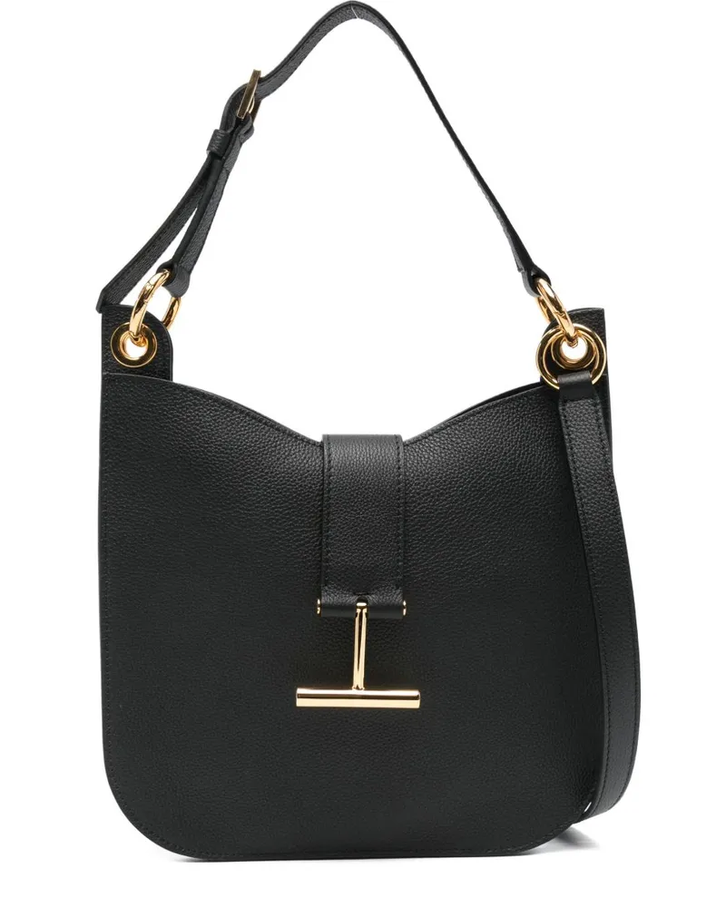 Tom Ford Tara Kleine Umhängetasche aus Leder Black
