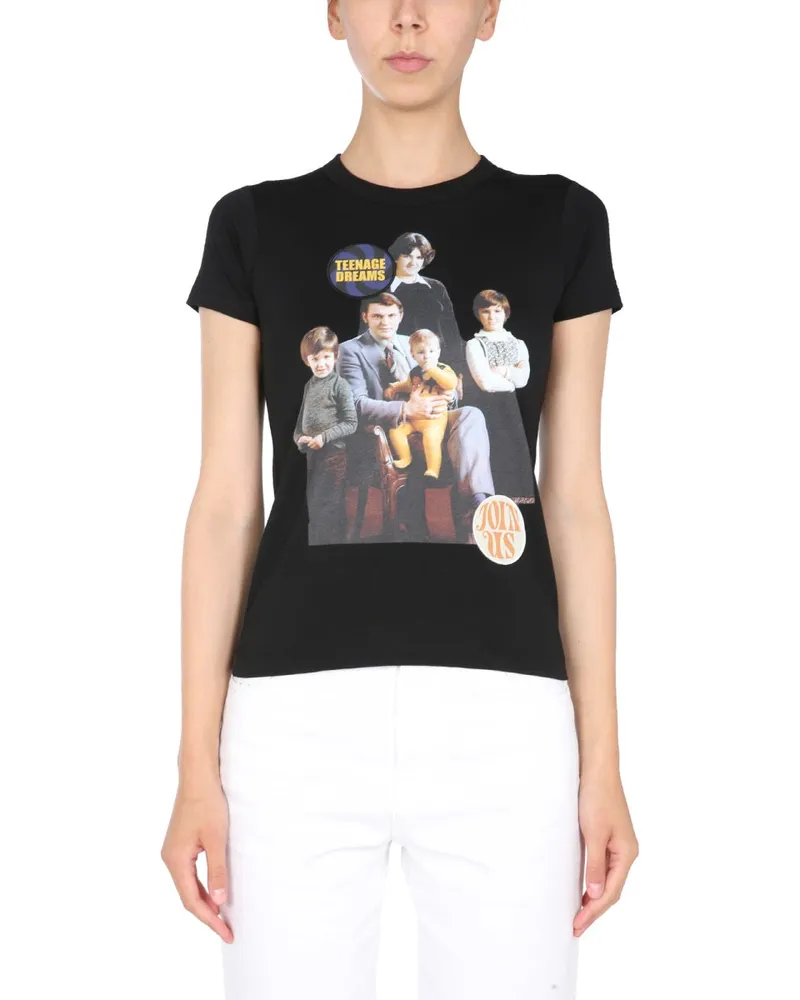 Raf Simons Crew Neck T -Shirt Black