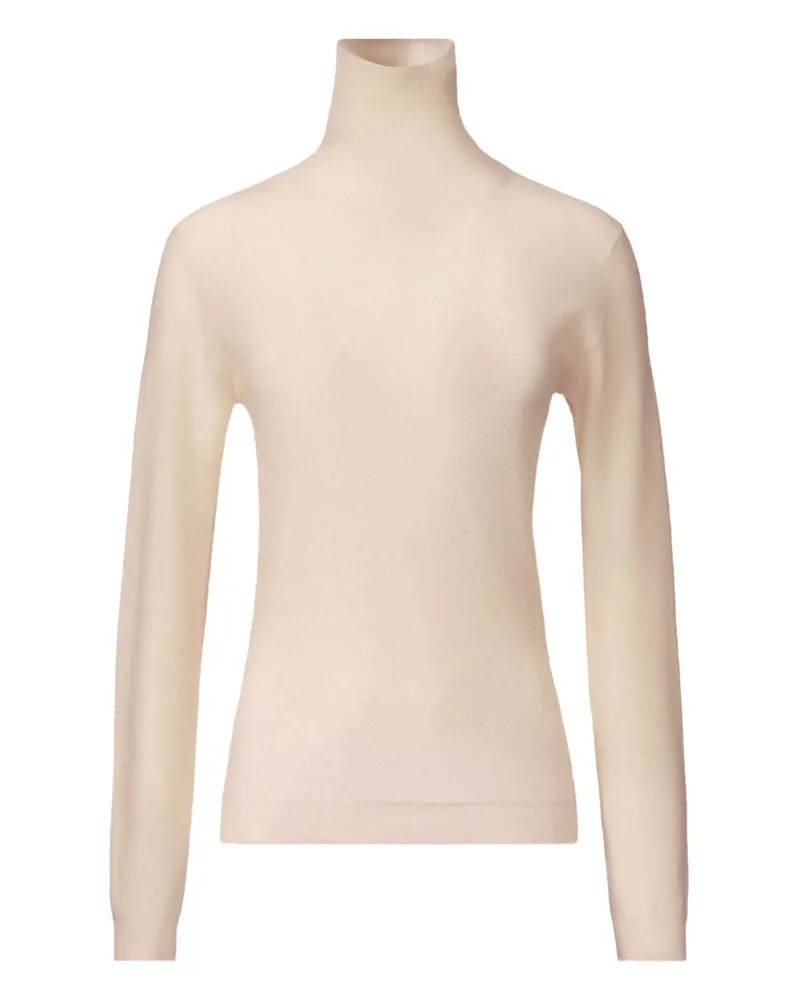 Fabiana Filippi Woll Turtle Neck Pullover White