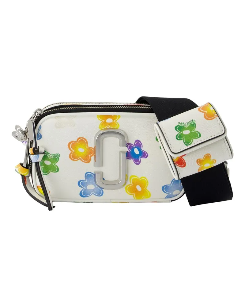 Marc Jacobs Der Snapshot Crossbody  Leder weiß Weiß