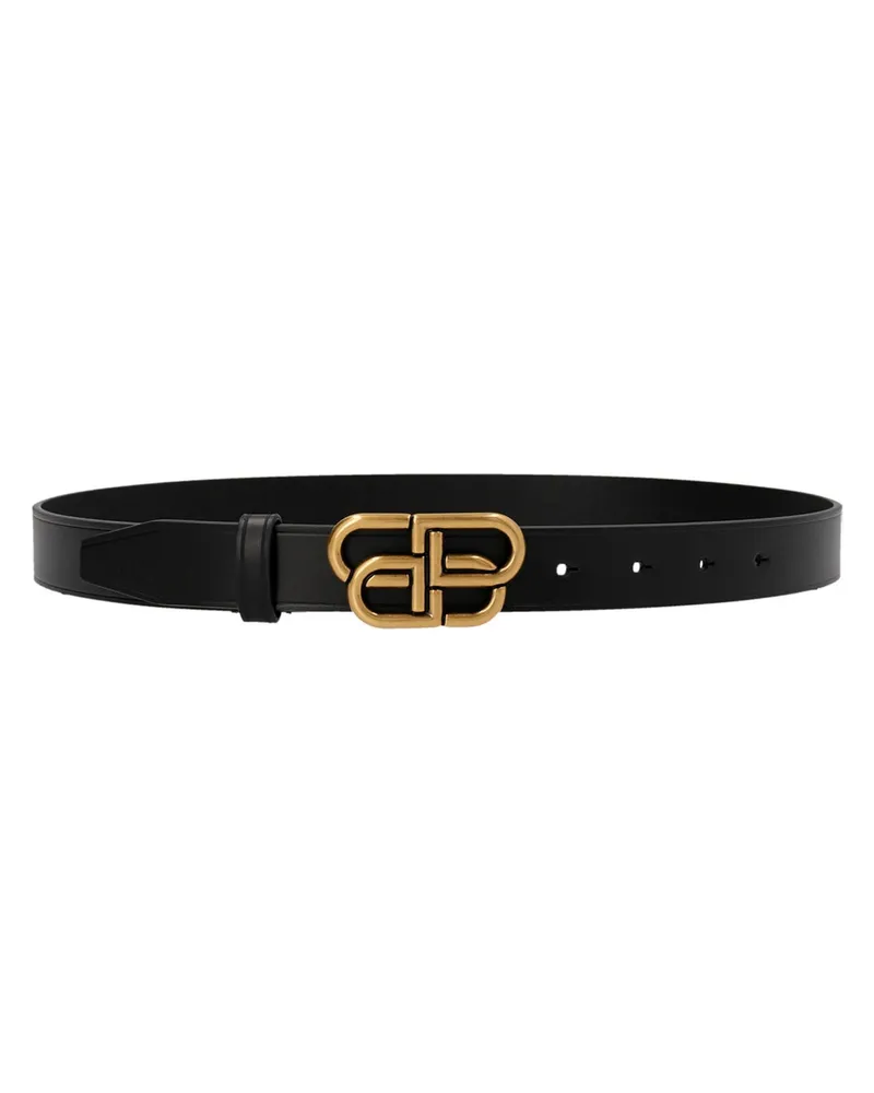 Balenciaga bb dünner' Gürtel Black