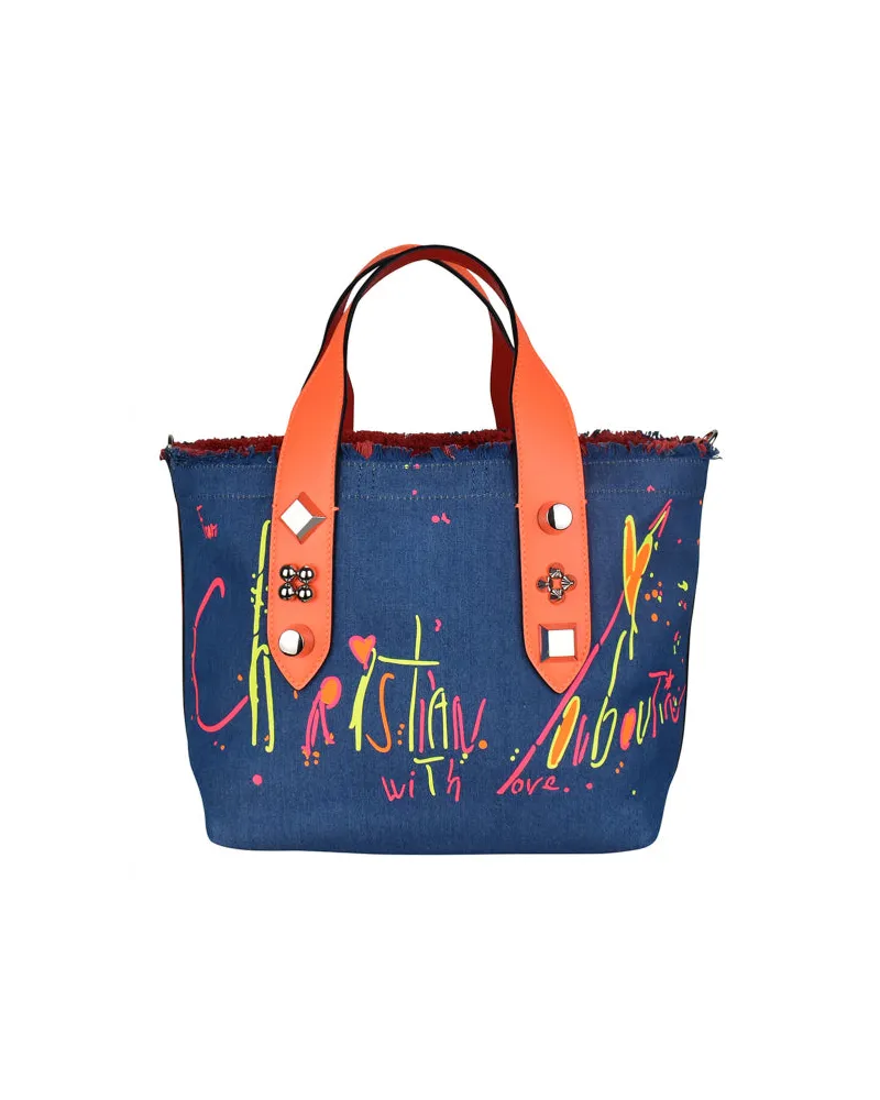 Christian Louboutin Frangibus Small Tote Bag Blue