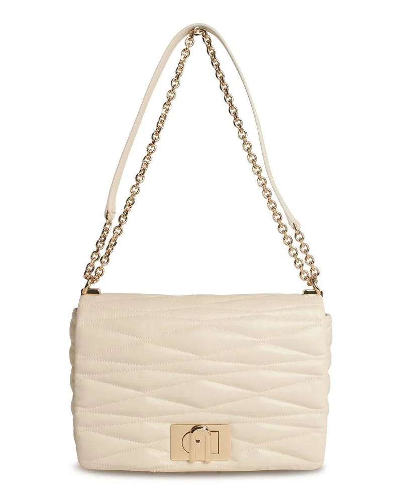 Furla 1927' mittlerer Crossbody -Tasche in Creme Lear Cream