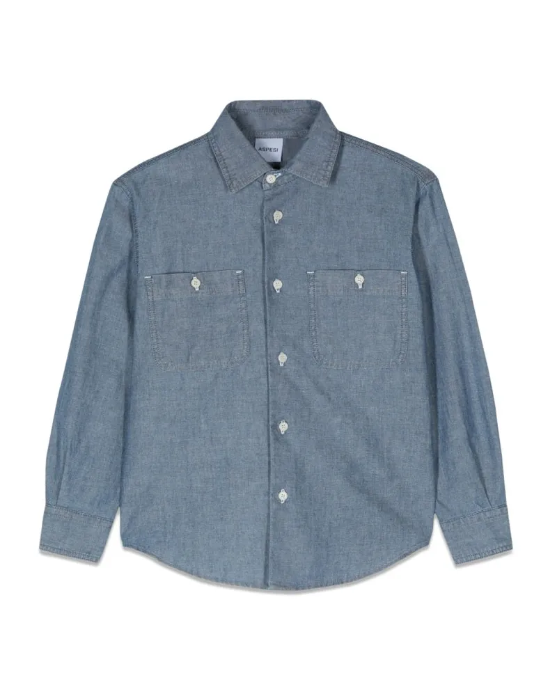 ASPESI Langarmhemd Blue