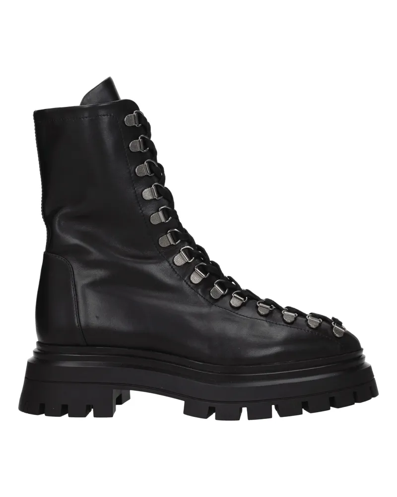 Stuart Weitzman Bedford Women 's Lederstiefel schwarz -