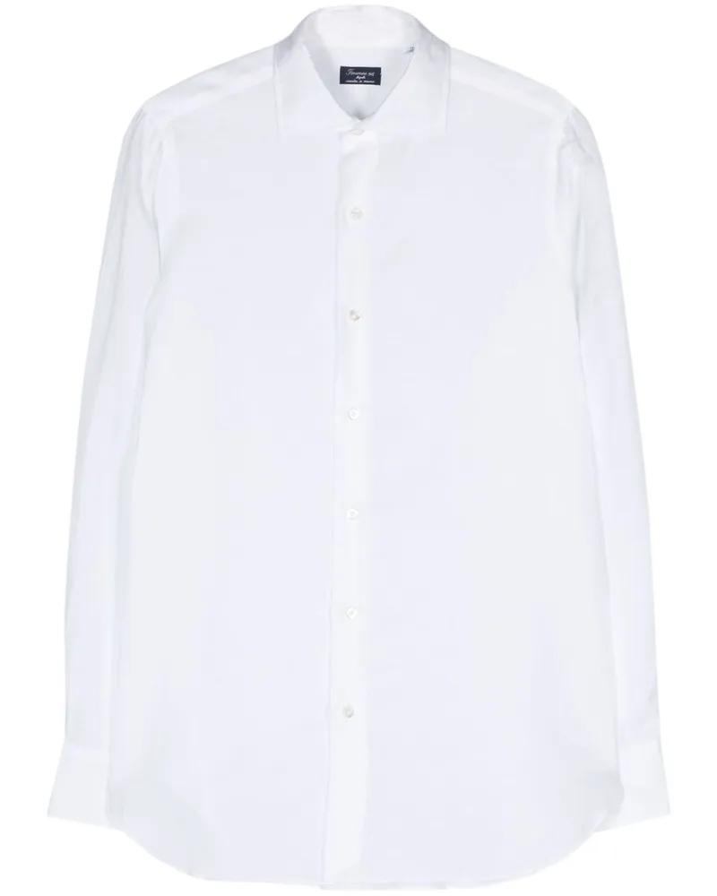 Finamore 1925 Napoli Baumwollhemd White