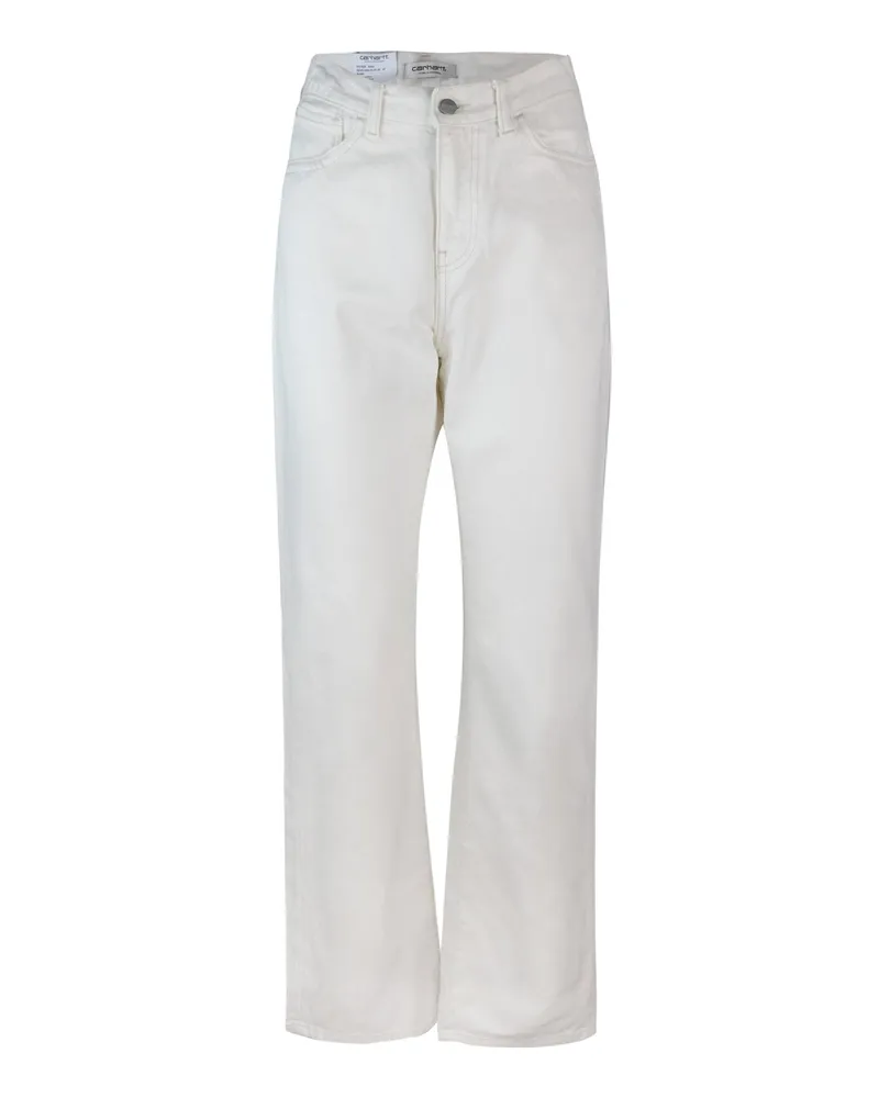 Carhartt WIP Pantalone Noxon Bianco White