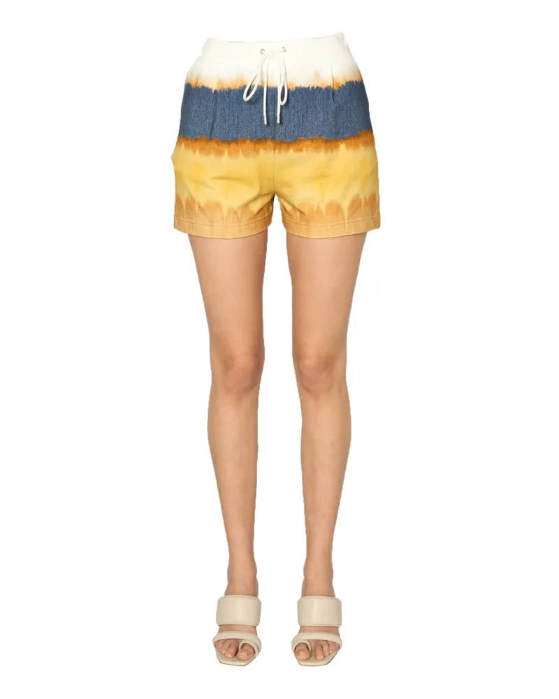 Alberta Ferretti Baumwollshorts Yellow