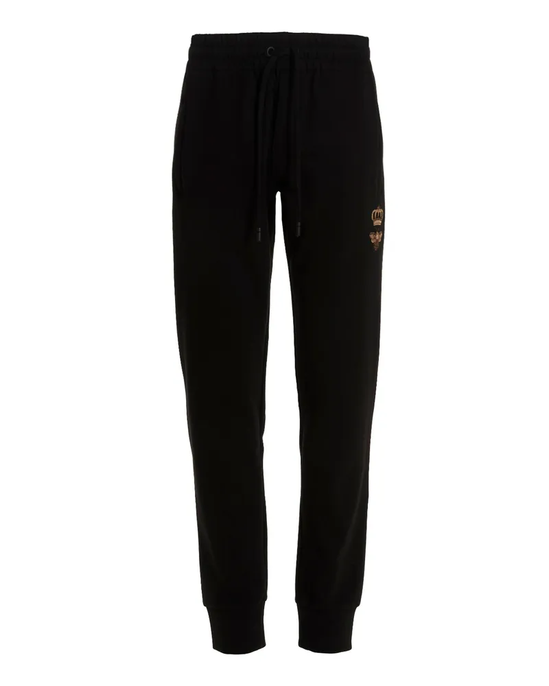 Dolce & Gabbana Black Sicily' Joggers Black