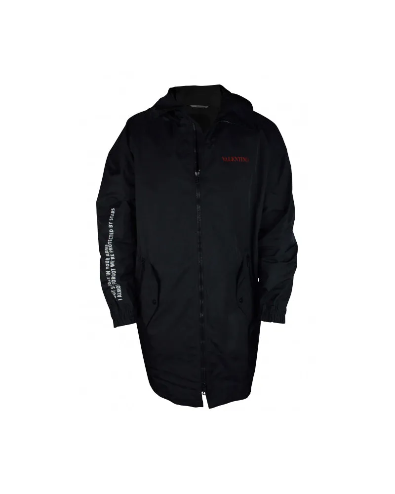 Valentino Garavani wasserdichte Jacke Black