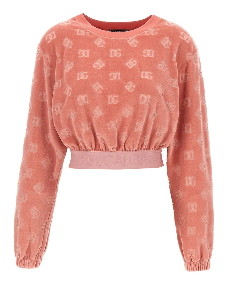Dolce & Gabbana Logo Sweatshirt Pink