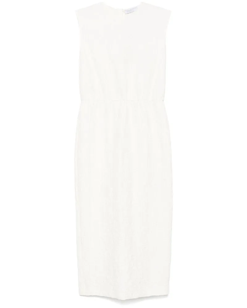 Harris Wharf London Baumwollkleid White