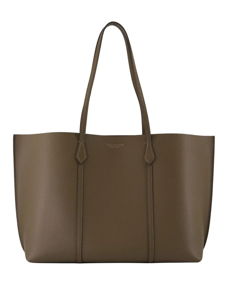 Tory Burch Perry Shopper Bag  Leder Khaki Khaki