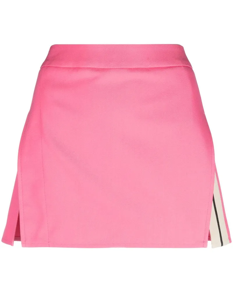 Palm Angels Palmgels -Baumwoll -Minirock Fuchsia