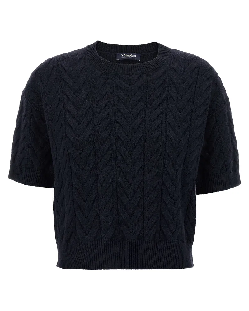 Max Mara Dominus' Pullover Blue