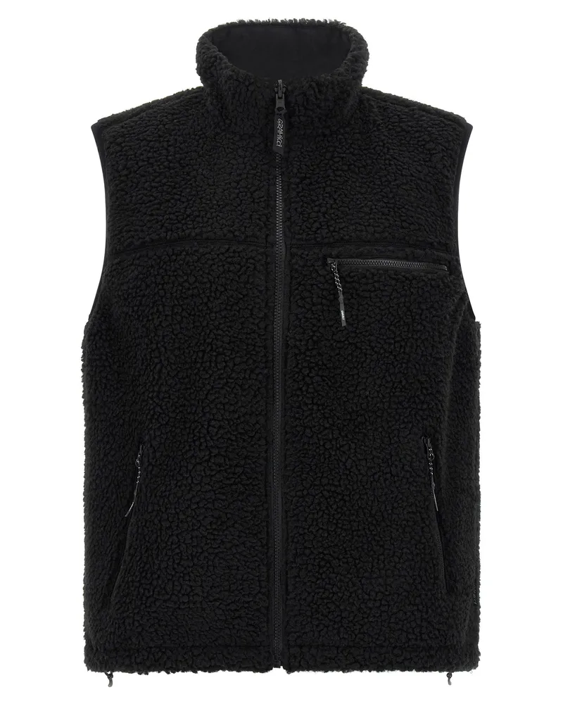 GRAMICCI reversibler Sherpa' Weste Black