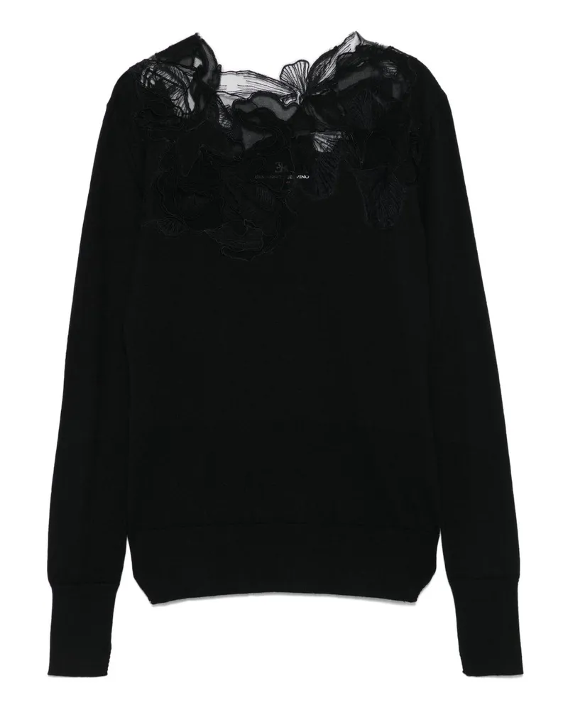 Ermanno Scervino Wollschildkrötenhalspullover Black