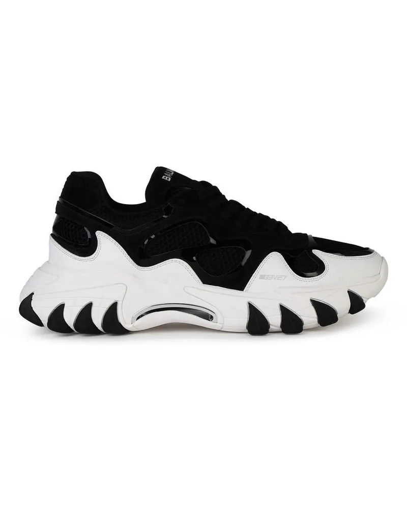 Balmain B East' Black Lear Sneakers