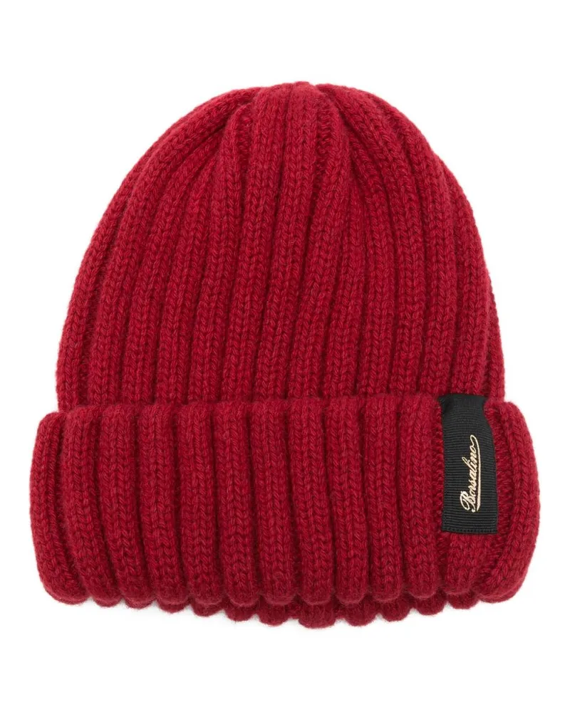 Borsalino Hill Cashmere Mütze Bordeaux