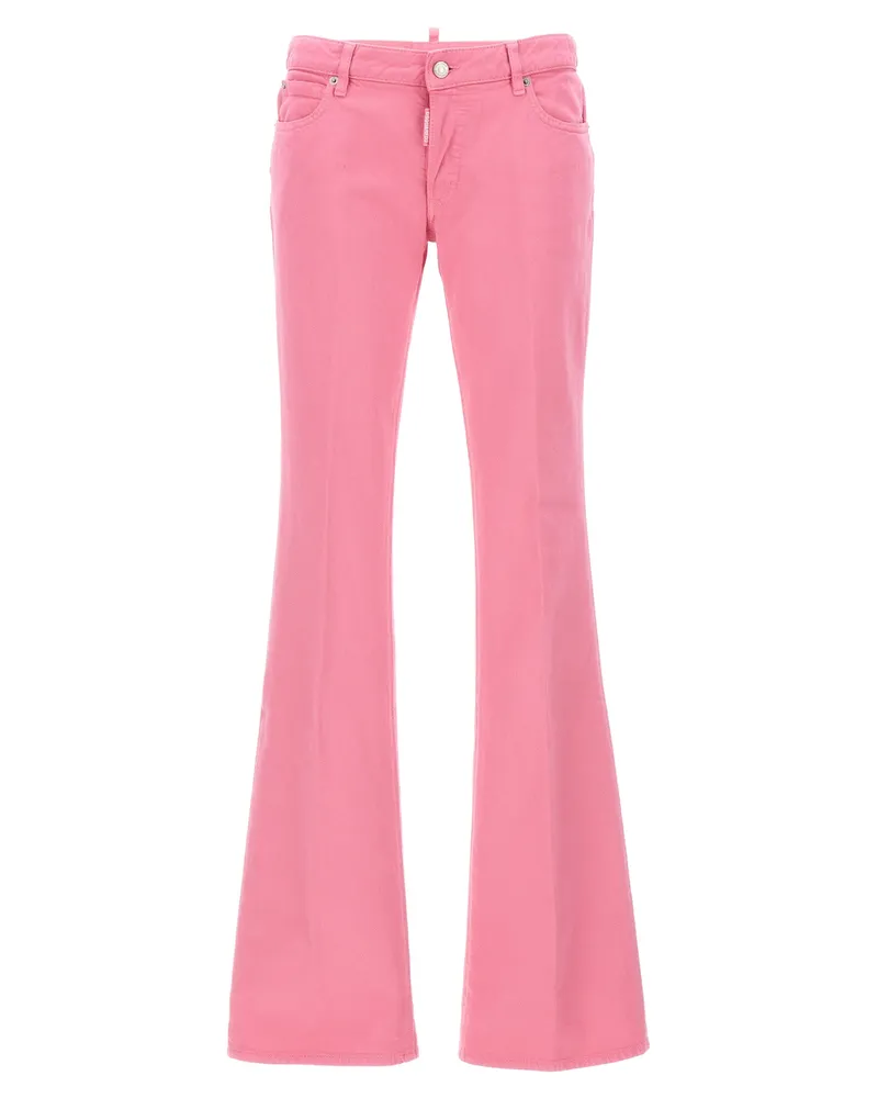 Dsquared2 mittlere Taille Flare' Jeans Pink