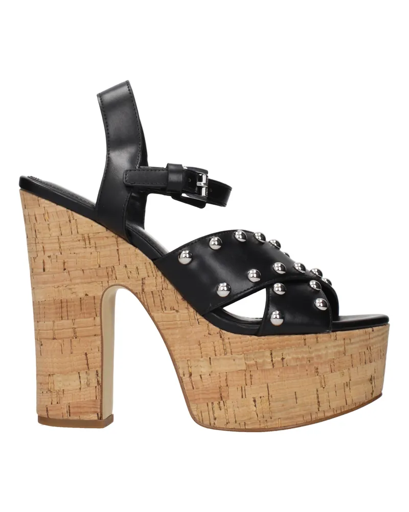 Michael Kors Selah Damens Sandalen Öko-Leder Schwarz -