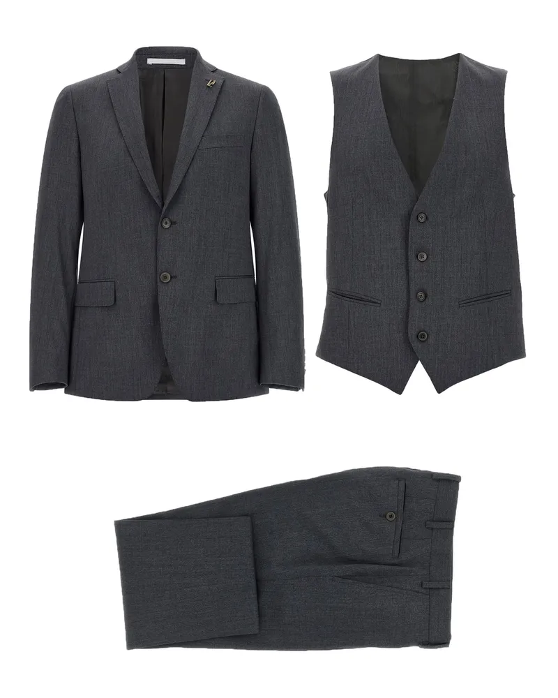 Pal Zileri 3 Stück 'Linea cerimonia' Kleid Gray