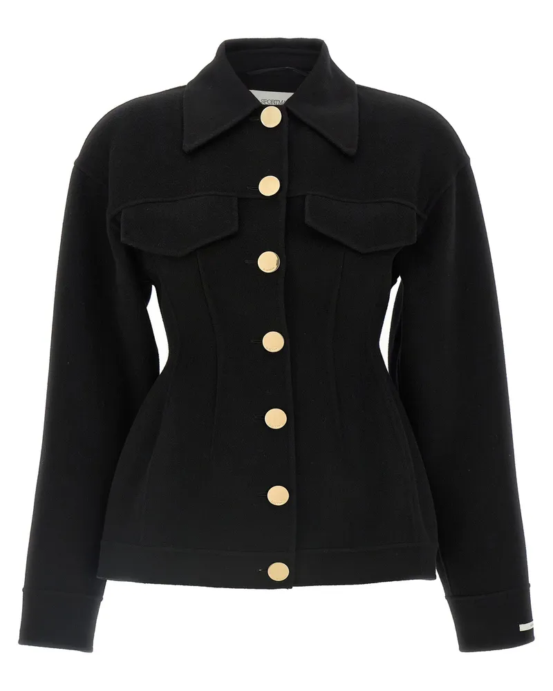 SPORTMAX Egeo' Caban Black