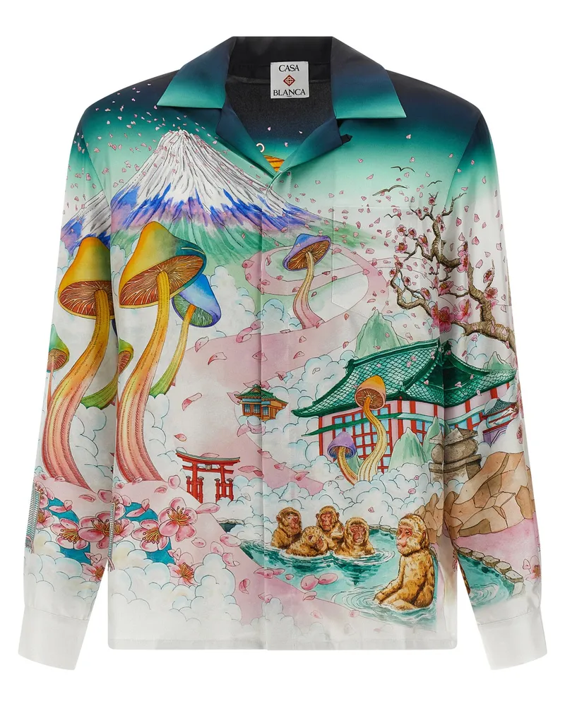 Casablanca Paris Blumen' Hemd Multicolor