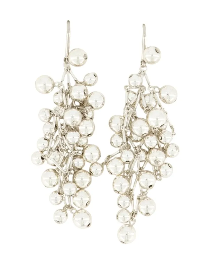 Isabel Marant Lange Ga -Ohrringe  Metal Silber Silber
