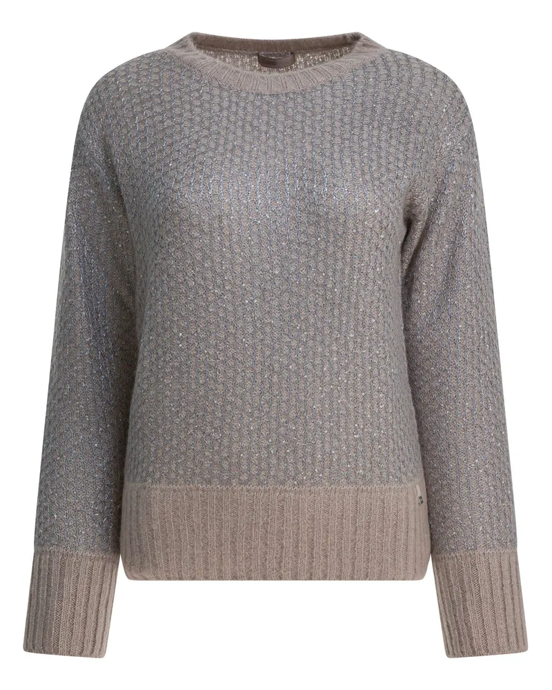Herno Pullover aus Wollmischung Beige