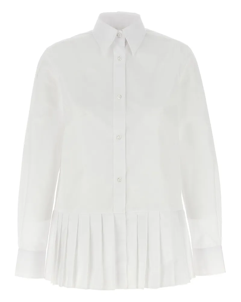 Thom Browne Plissee' Hemd White