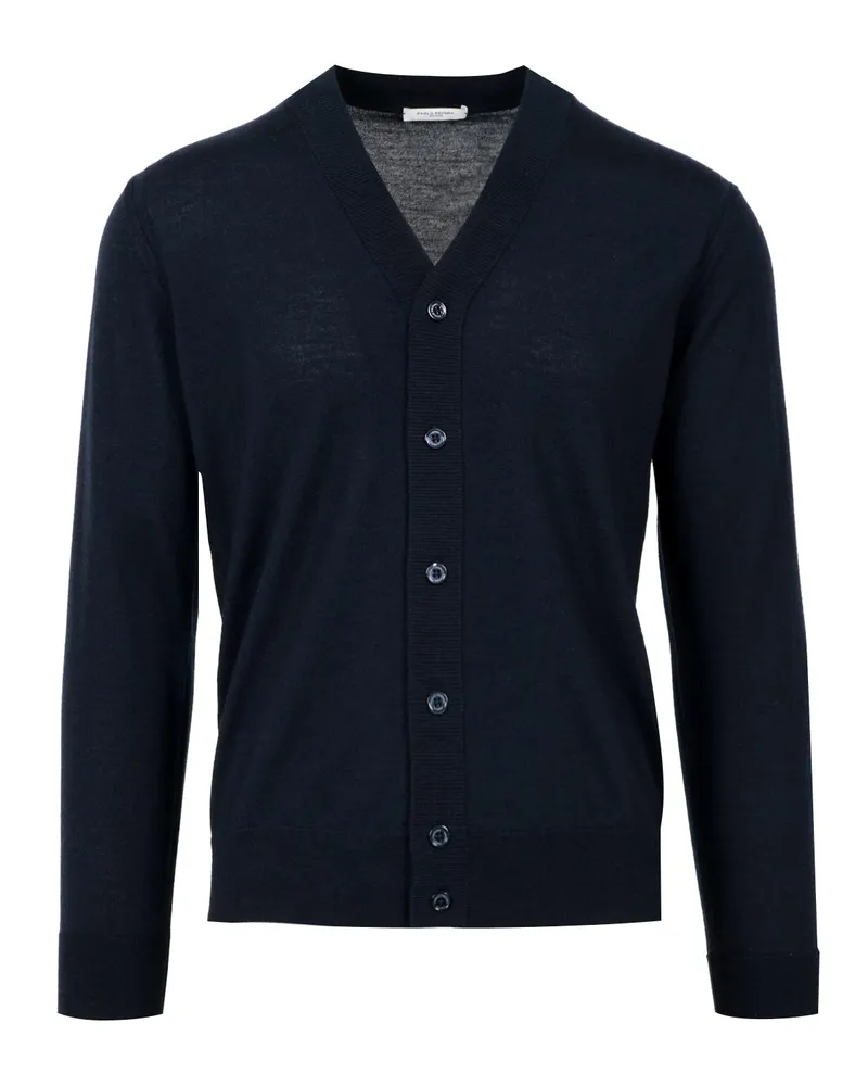 Paolo Pecora Milano Pullover blau Blue