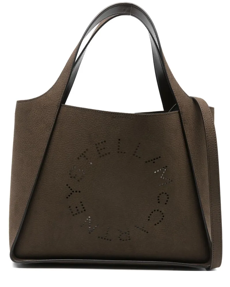 Stella McCartney Stella Logo-Einkaufstasche Brown