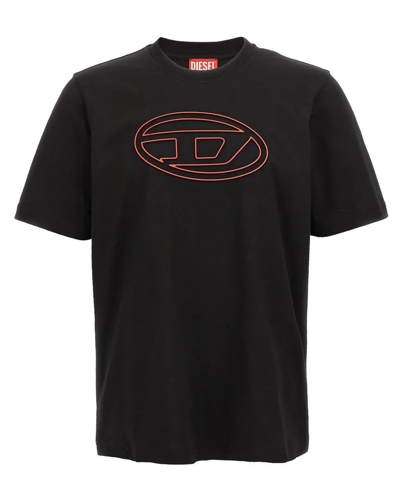 Diesel t Passen Sie Bigoval' T -Shirt ein Black