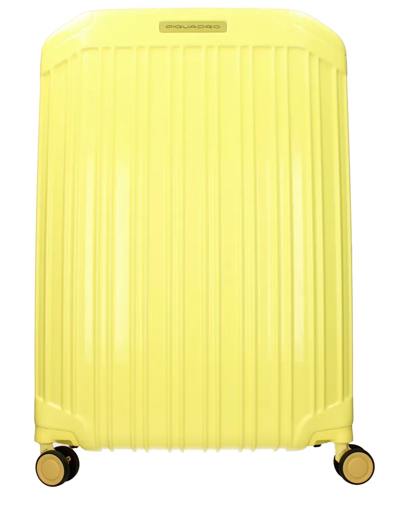 Piquadro Trolley 95,23l Damens Polycarbonat Gelb -