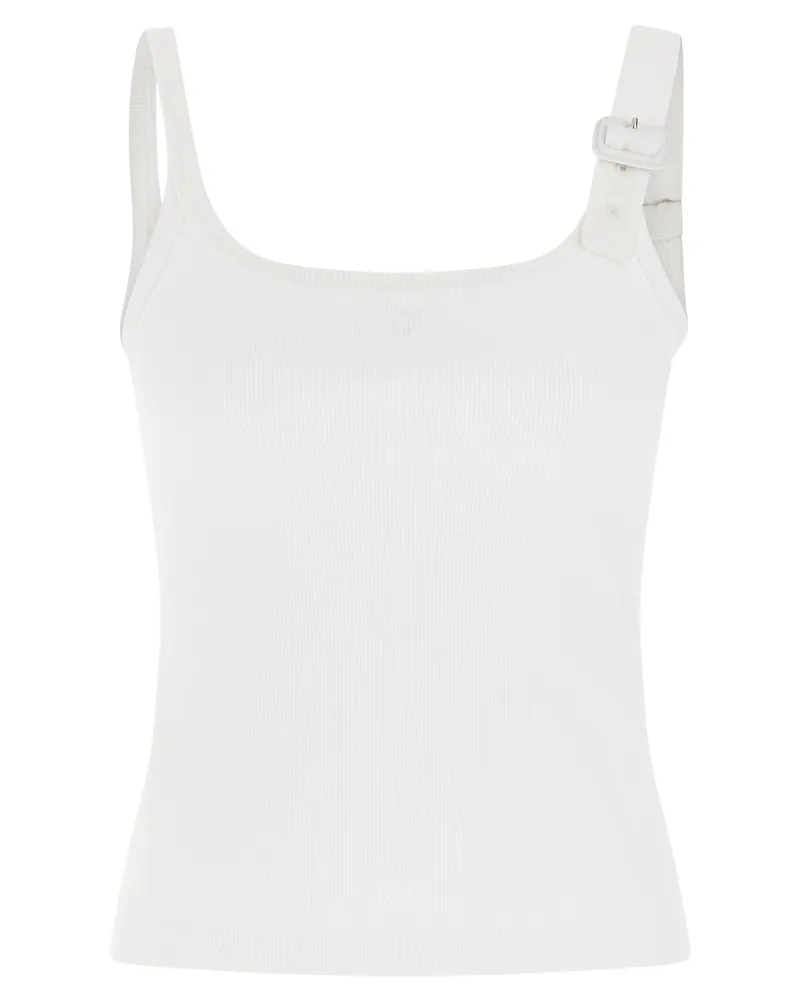 Courrèges Schnalle 90's' Oben White