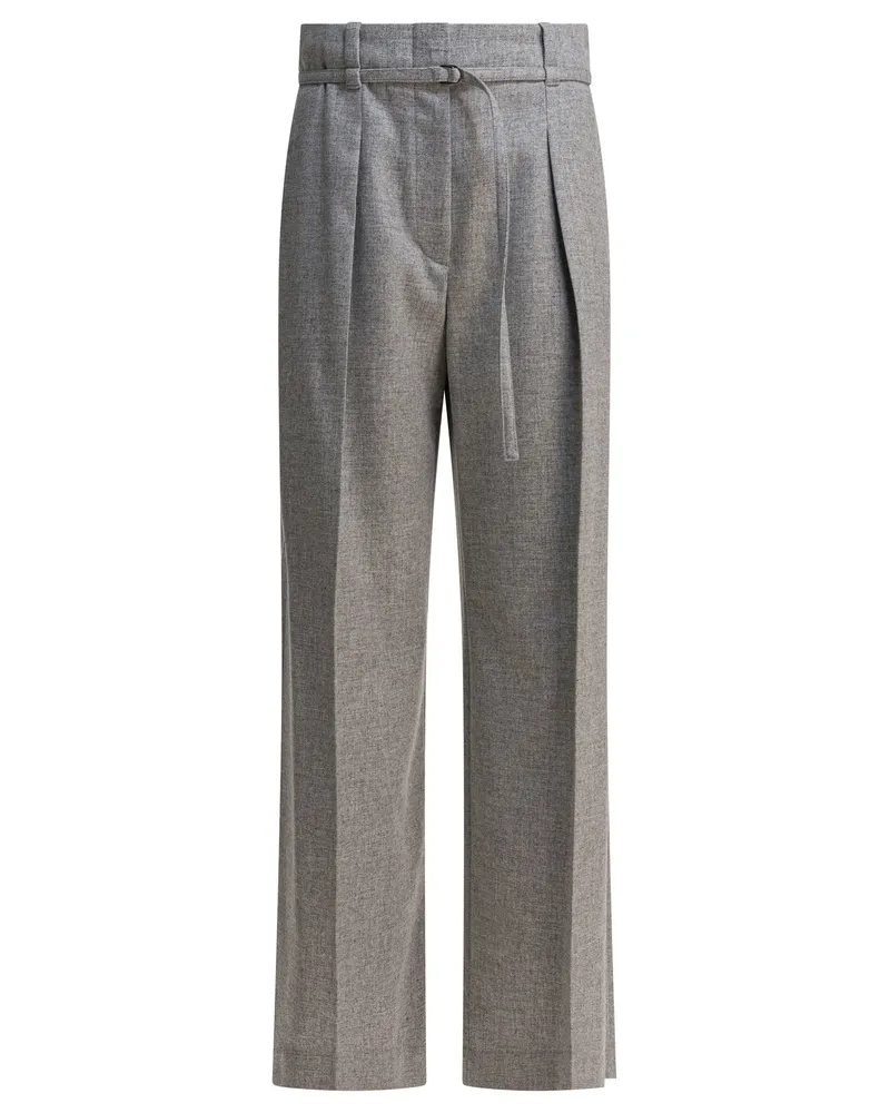 Brunello Cucinelli Hose mit weitem Bein Grey