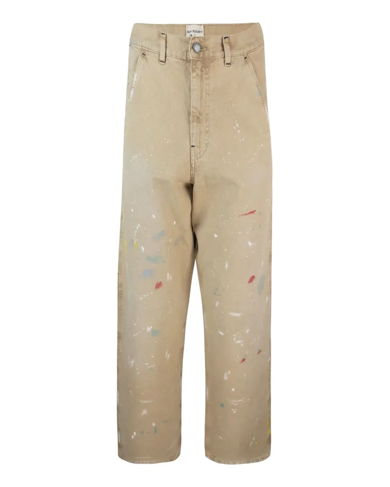 Roy Roger's Roy Roger 's Pantalone Statement Marrone Brown