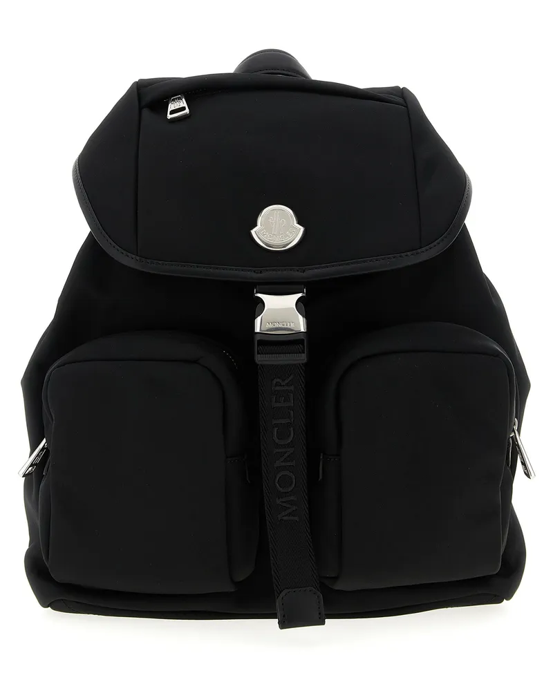 Moncler neuer Trick' Rucksack Black