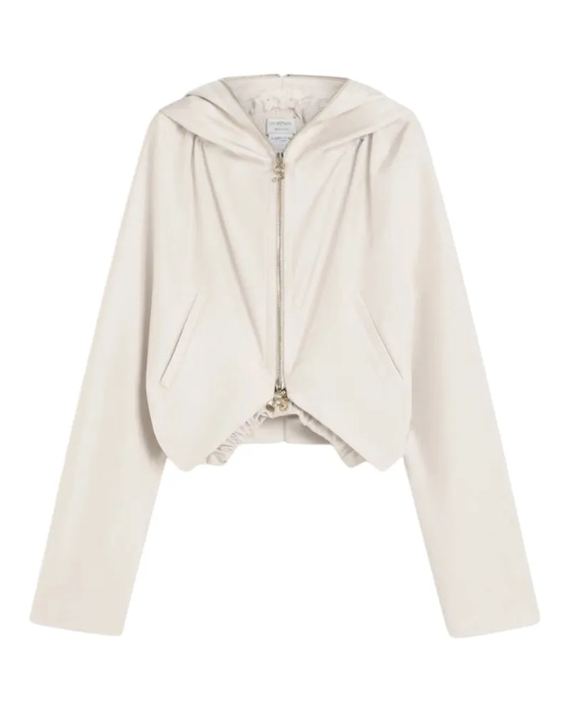 SPORTMAX Seiden-Kimonojacke Beige Beige
