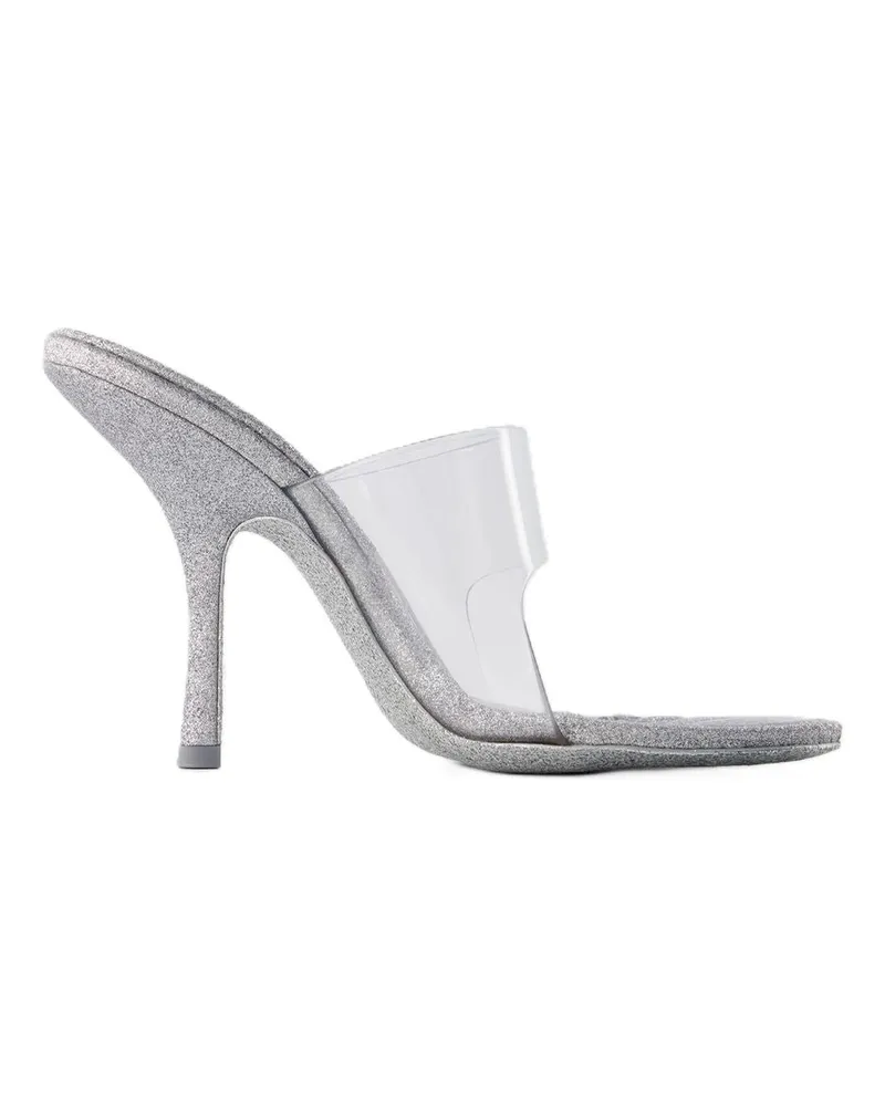 Alexander Wang Nudie 105 Sandalen  PVC Silber Metallic