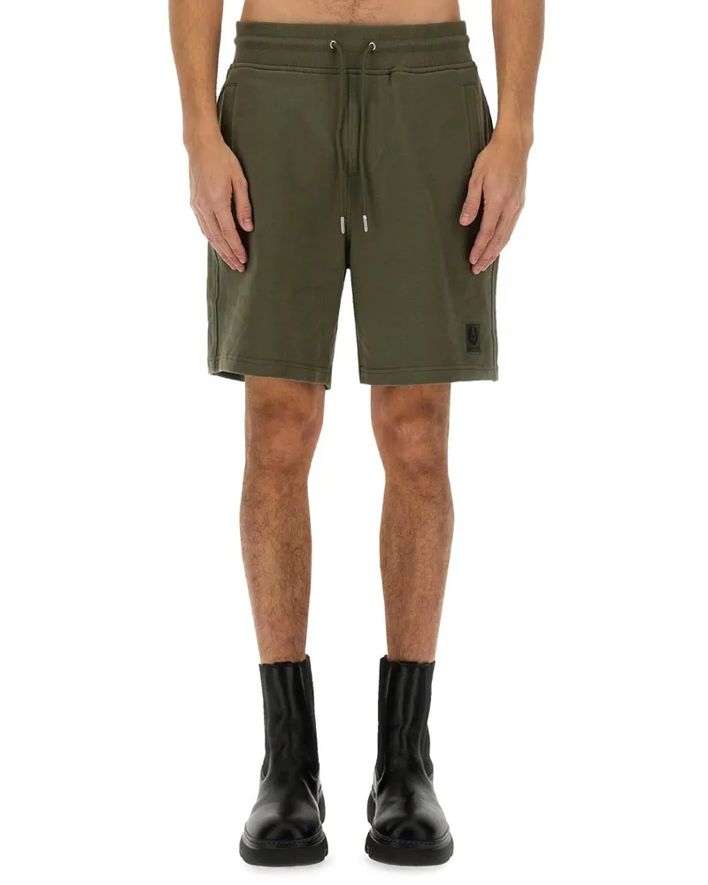Belstaff Bermuda mit Logo Military